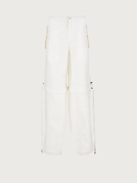 ELASTICATED WAIST CARGO PANTS