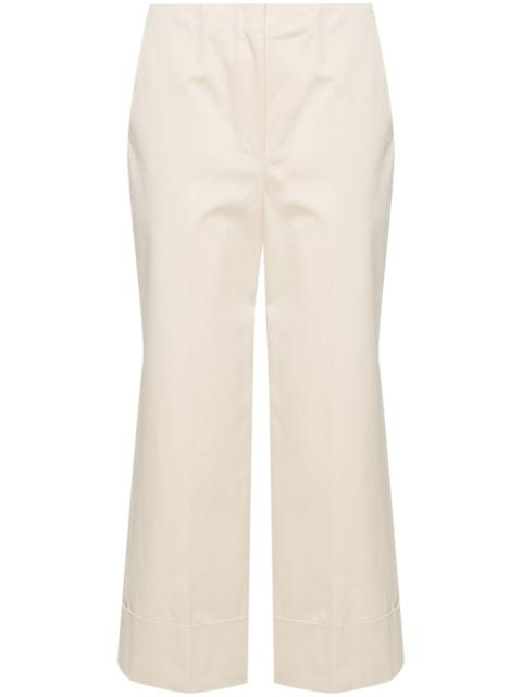 mid-rise cropped trousers