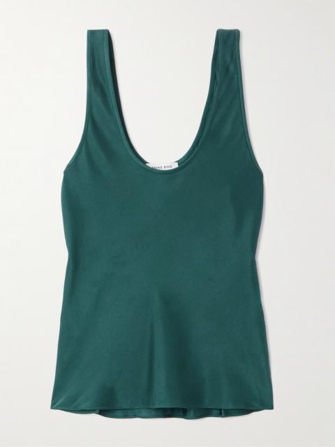 Lea Silk-satin Tank