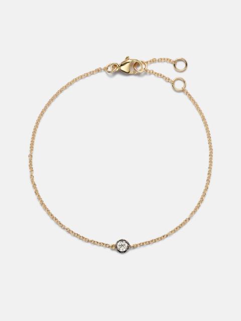The Alibi 10kt gold bracelet with diamond