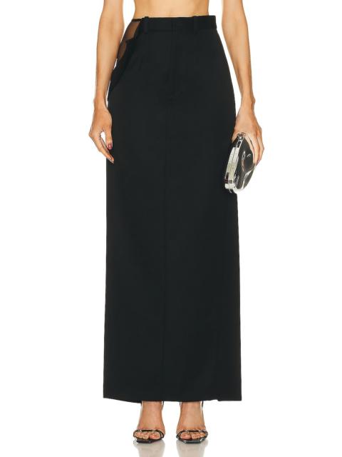 Peek Open Thigh Skirt