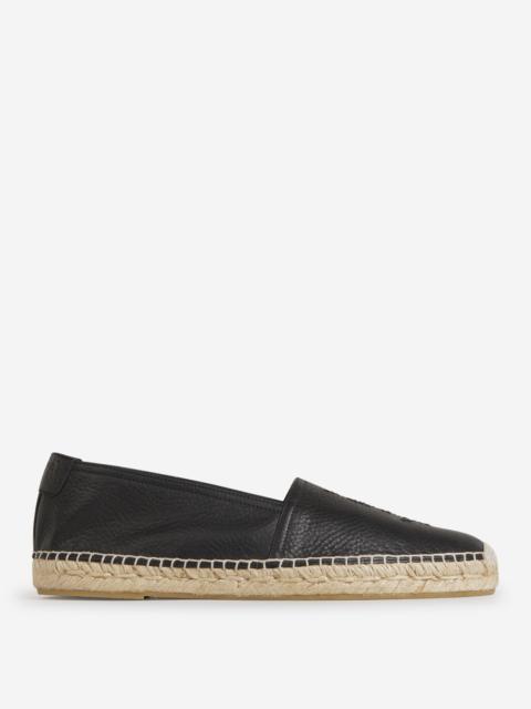 TOSCANO VOLANATO LEATHER ESPADRILLES