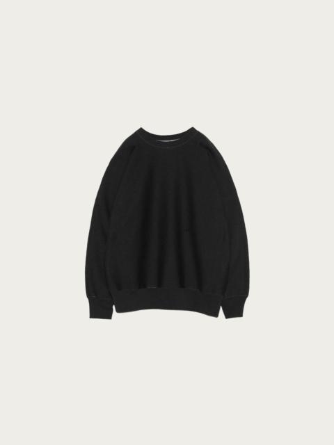 Crew Neck Sweat Shirt - Black