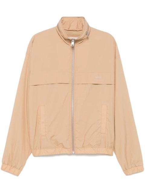 logo-print windbreaker