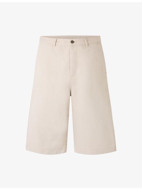 Francis Wide-Leg Cotton Shorts