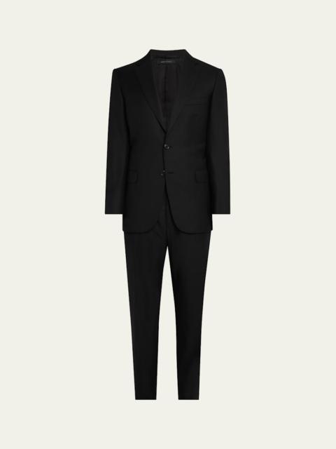 Men's Brunico Essential Virgin Wool Two-Piece Suit