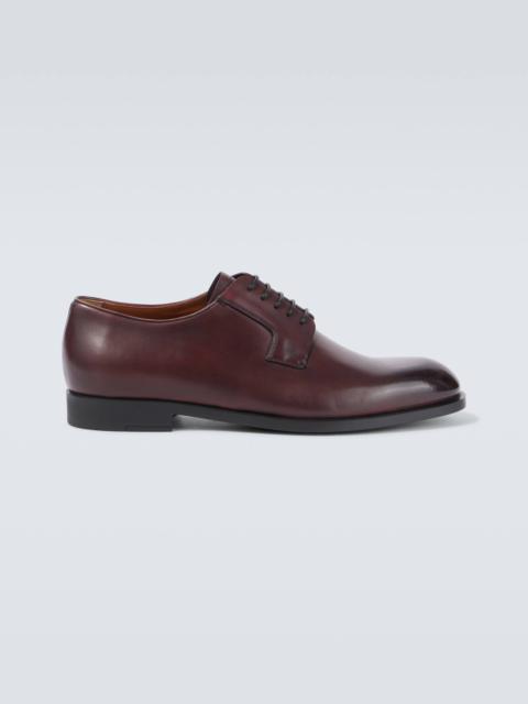 Leather Derby shoes