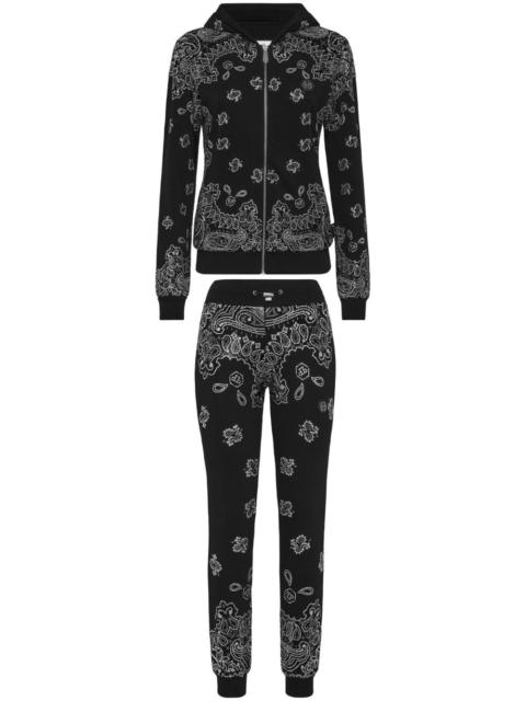 paisley-printed jogging set