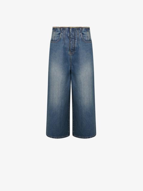 LOW-RISE DENIM JEANS