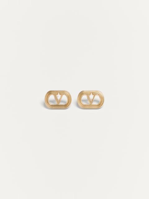 OVALETTE METAL EARRINGS