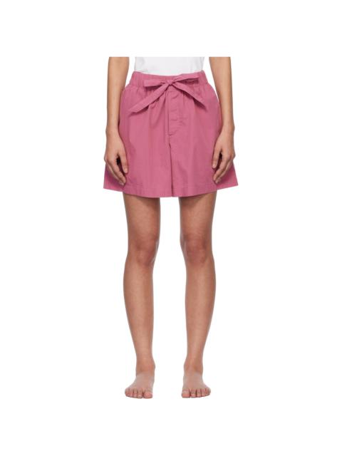 Pink Poplin Pyjama Shorts