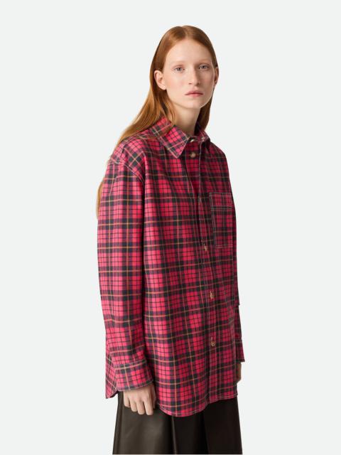 Printed Leather Shirt