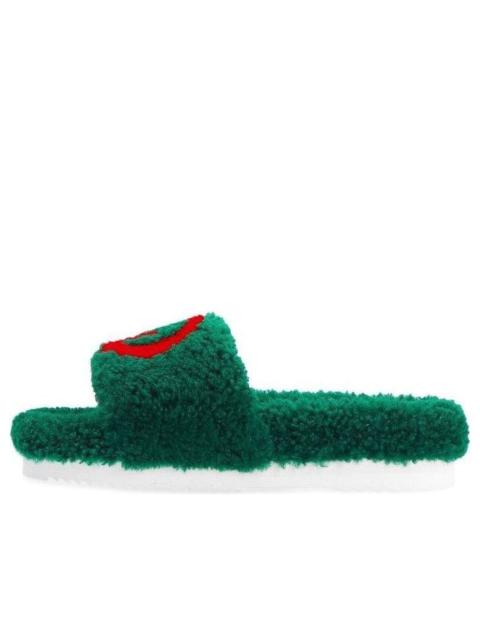 (WMNS) Gucci Merino Wool Slides 'Green' 646225-D0L00-3155