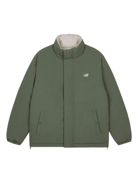 New Balance Waterproof Warm Jacket 'Green Grey' AMJ34333-DON