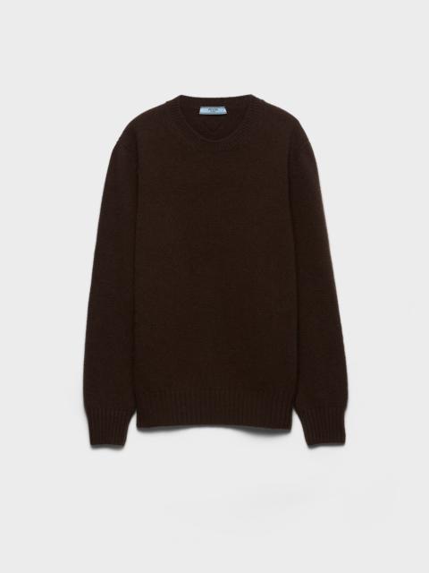 Wool and cashmere crew-neck sweater