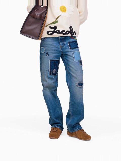 PATCHWORK STRAIGHT JEAN