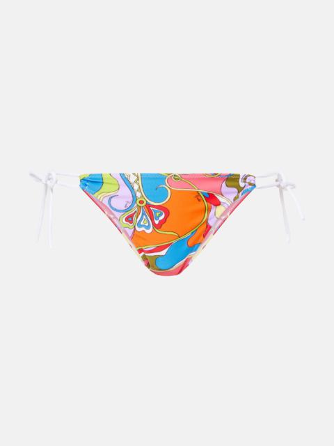 Printed bikini bottoms