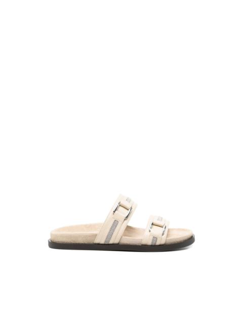 bead-embellished sandals