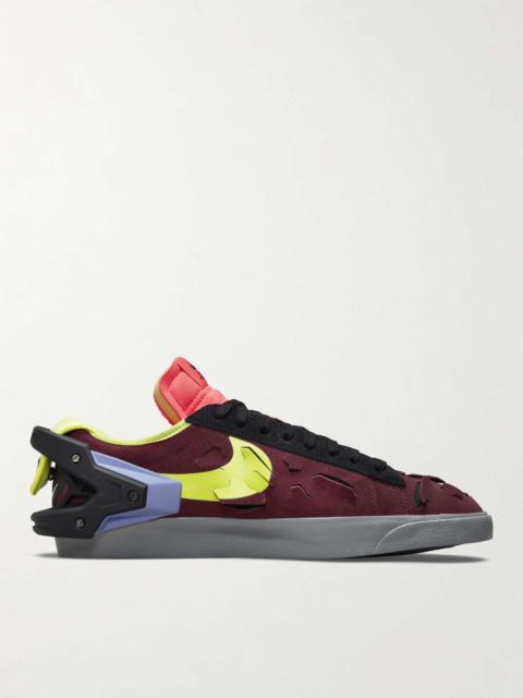 + ACRONYM Blazer Felt-Trimmed Suede and TPU Sneakers