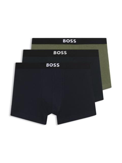 THREE-PACK OF STRETCH-COTTON TRUNKS