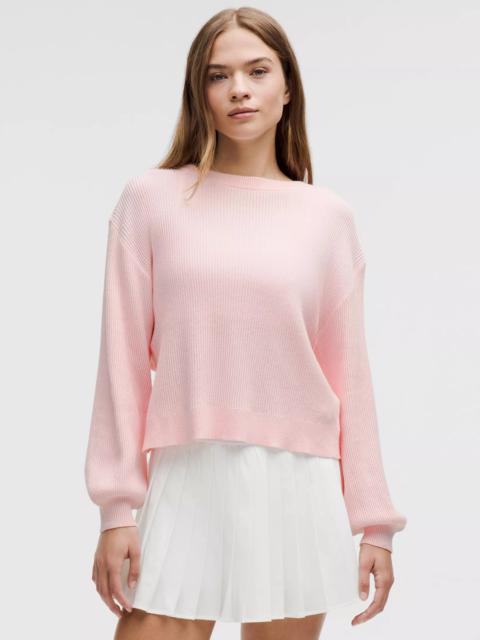 Reversible Crossover Sweater