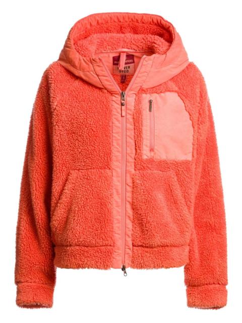 hooded fleece jacket