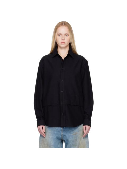 Black Workday Flannel Shirt