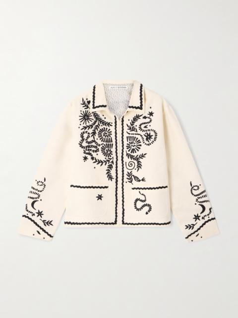Francis Embroidered Silk Jacket