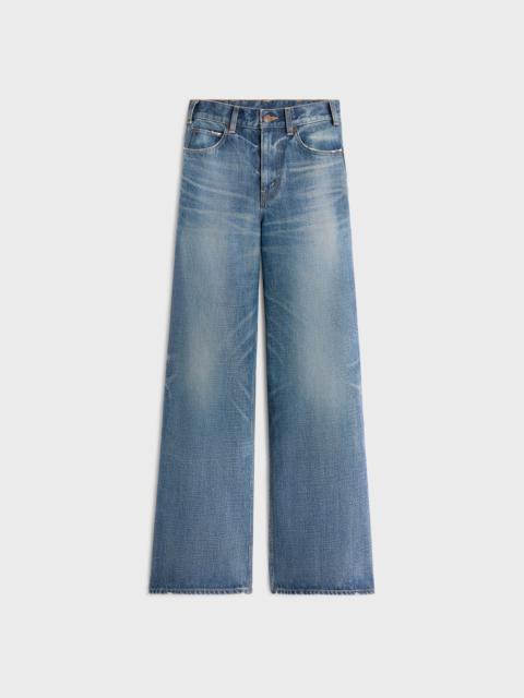 flared surf jeans in union wash denim