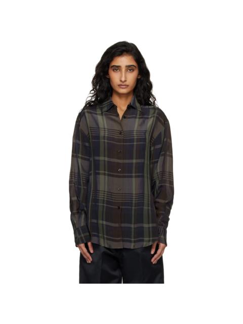 Multicolor Peri Sheer Fluid Shirt