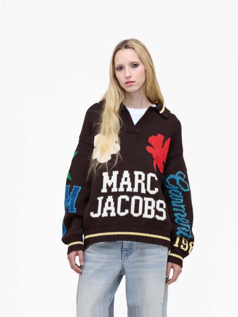 MARC JACOBS VARSITY KNIT POLO