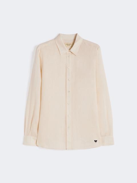 Linen fabric shirt - ECRU
