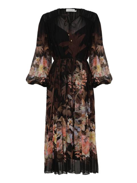 ILLUMINATE DRAWN SHEATH DRESS