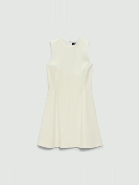 Fit-and-Flare Dress in Admiral Crepe