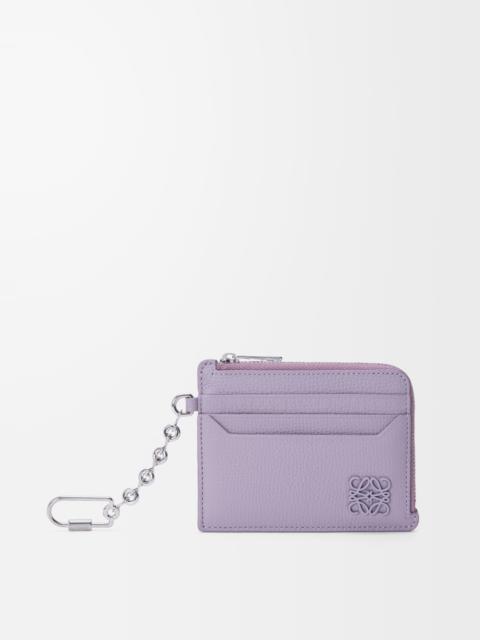 Anagram square coin cardholder in pebble grained calfskin