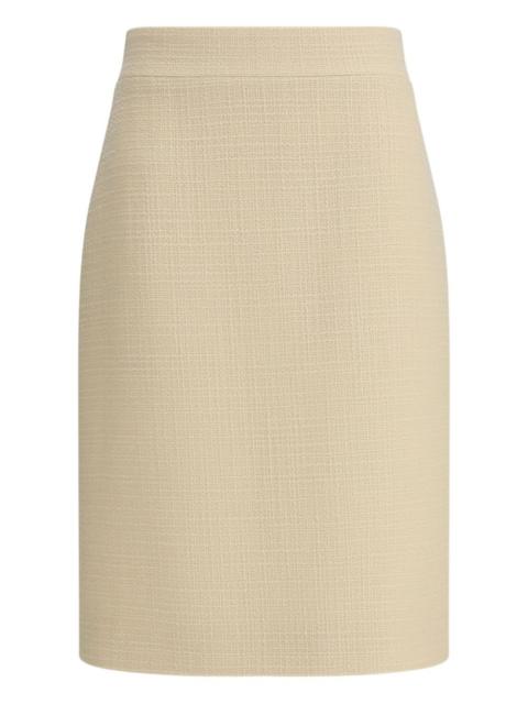 tweed pencil skirt