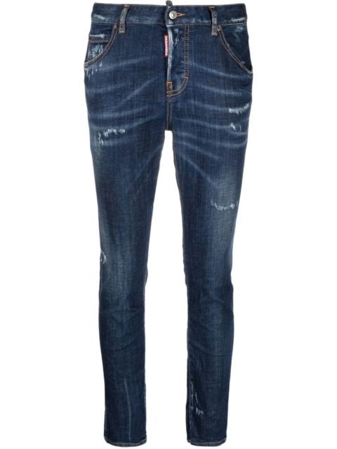 mid-rise skinny jeans