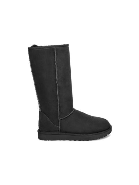 UGG Classic Tall II Tasman Braid Boot Black (Women's)