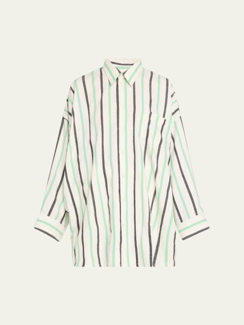 The Oversized Shirt with Collar