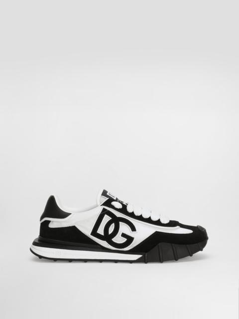 DG Athletic sneakers in fabric and calfskin