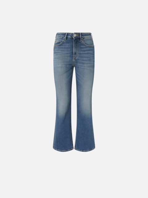 MEDIUM WASH DENIM BOOTCUT JEANS