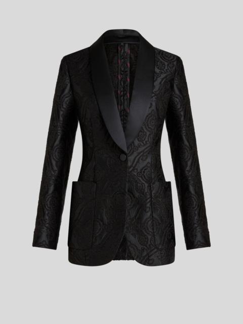 SILK JACQUARD JACKET