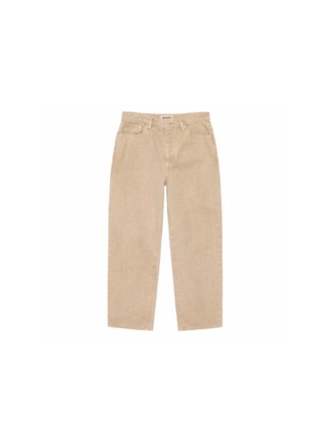 Stussy Big Ol' Needlepunch Canvas Jean Khaki