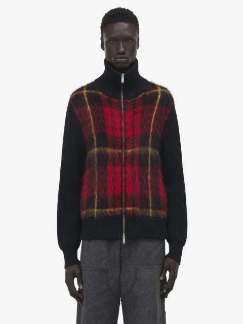 Brushed Tartan Bomber Jacket