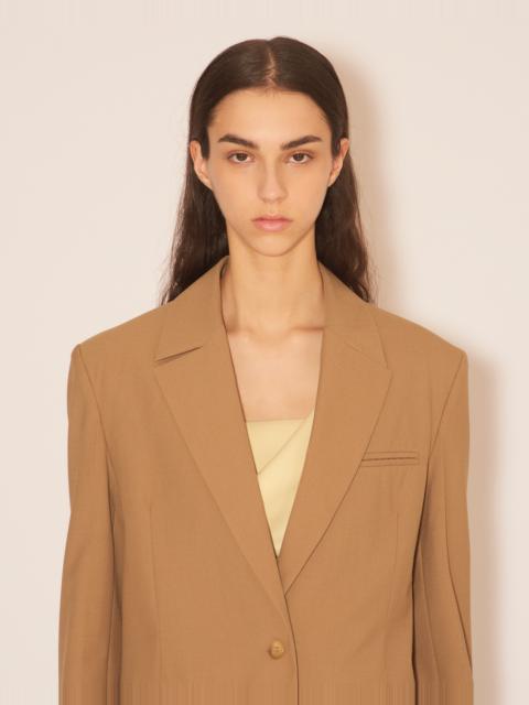 GIEDRE - Slightly oversized check suiting blazer - Black/White