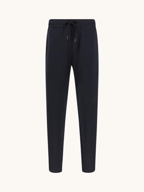 SPORT PANTS IN ACTIVE FLEECE WITH MICROFIBER DETAILS