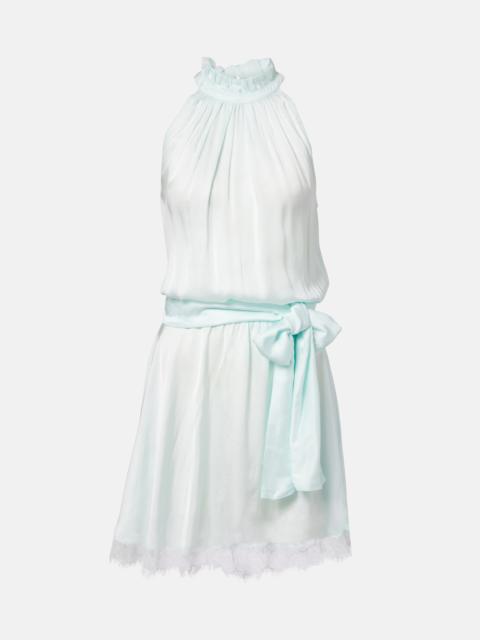 Bianca halterneck minidress