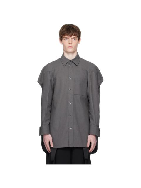 Gray Canvas Shirt