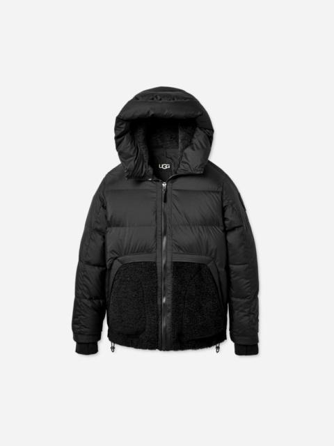 ® Men's MetroPeak Down Puffer Jacket Polyester in Black