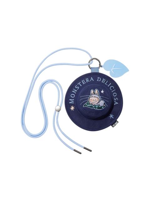 Pop Mart The Monsters Labubu Fall In Wild Series Monstera Deliciosa Bucket Hat Mini Bag